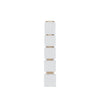 J&K White Shaker S8 Spice Drawer Base - 6" W