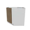 Modernform Cabinet Walnut 36" W X 34 1/2" H X 24" D Diagonal Sink Base Cabinet