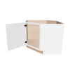 Modernform Cabinet White Shaker 42" W X 34 1/2" H X 24" D Diagonal Corner Sink Base Cabinet