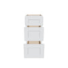 J&K White Shaker S8 Base w/3 Drawers - 15" W