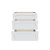 J&K White Shaker S8 Base w/3 Drawers - 30" W