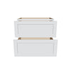 J&K White Shaker S8 Base w/2 Drawers - 36" W