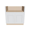 J&K White Shaker S8 Base Farm Sink - 33" W