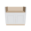 J&K White Shaker S8 Base Farm Sink - 36" W