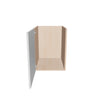 Modernform Cabinet Gloss White 18" W X 24" H X 21" D Vanity Floating Full Height Single Door Cabinet