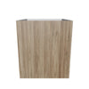 Modernform Cabinet Walnut 21" W X 24" H X 21" D Vanity Floating Full Height Single Door Cabinet