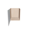 Modernform Cabinet Gloss White 21" W X 24" H X 21" D Vanity Floating Full Height Single Door Cabinet