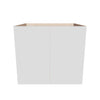 Modernform Cabinet Gloss White 27" W X 24" H X 21" D Vanity Floating Full Height Double Door Cabinet