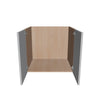 Modernform Cabinet Matte White 27" W X 24" H X 21" D Vanity Floating Full Height Double Door Cabinet