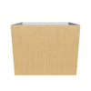 Modernform Cabinet Natural Oak 30" W X 24" H X 21" D Vanity Floating Full Height Double Door Cabinet
