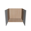 Modernform Cabinet Matte White 30" W X 24" H X 21" D Vanity Floating Full Height Double Door Cabinet