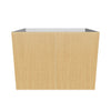 Modernform Cabinet Natural Oak 33" W X 24" H X 21" D Vanity Floating Full Height Double Door Cabinet