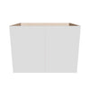 Modernform Cabinet Gloss White 33" W X 24" H X 21" D Vanity Floating Full Height Double Door Cabinet