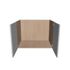 Modernform Cabinet Matte White 33" W X 24" H X 21" D Vanity Floating Full Height Double Door Cabinet