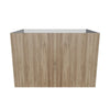 Modernform Cabinet Walnut 36" W X 24" H X 21" D Vanity Floating Full Height Double Door Cabinet