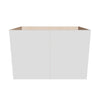 Modernform Cabinet Gloss White 36" W X 24" H X 21" D Vanity Floating Full Height Double Door Cabinet