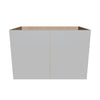 Modernform Cabinet Matte White 36" W X 24" H X 21" D Vanity Floating Full Height Double Door Cabinet