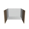 Modernform Cabinet Walnut 36" W X 24" H X 21" D Vanity Floating Full Height Double Door Cabinet