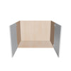 Modernform Cabinet Gloss White 36" W X 24" H X 21" D Vanity Floating Full Height Double Door Cabinet