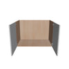 Modernform Cabinet Matte White 36" W X 24" H X 21" D Vanity Floating Full Height Double Door Cabinet