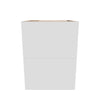 Modernform Cabinet Gloss White 18" W X 24" H X 21" D Vanity Floating Drawers Cabinet
