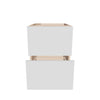 Modernform Cabinet Gloss White 18" W X 24" H X 21" D Vanity Floating Drawers Cabinet