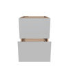 Modernform Cabinet Matte White 18" W X 24" H X 21" D Vanity Floating Drawers Cabinet