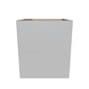 Modernform Cabinet Matte White 21" W X 24" H X 21" D Vanity Floating Drawers Cabinet
