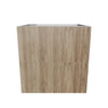 Modernform Cabinet Walnut 24" W X 24" H X 21" D Vanity Floating Drawers Cabinet
