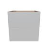 Modernform Cabinet Matte White 24" W X 24" H X 21" D Vanity Floating Drawers Cabinet