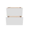 Modernform Cabinet Gloss White 24" W X 24" H X 21" D Vanity Floating Drawers Cabinet