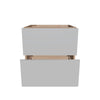Modernform Cabinet Matte White 24" W X 24" H X 21" D Vanity Floating Drawers Cabinet