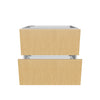 Modernform Cabinet Natural Oak 27" W X 24" H X 21" D Vanity Floating Drawers Cabinet