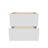 Modernform Cabinet Gloss White 27" W X 24" H X 21" D Vanity Floating Drawers Cabinet