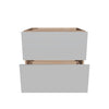Modernform Cabinet Matte White 27" W X 24" H X 21" D Vanity Floating Drawers Cabinet