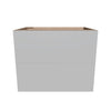Modernform Cabinet Matte White 30" W X 24" H X 21" D Vanity Floating Drawers Cabinet