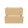 Modernform Cabinet Natural Oak 30" W X 24" H X 21" D Vanity Floating Drawers Cabinet