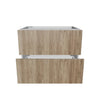 Modernform Cabinet Walnut 30" W X 24" H X 21" D Vanity Floating Drawers Cabinet