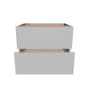 Modernform Cabinet Matte White 30" W X 24" H X 21" D Vanity Floating Drawers Cabinet