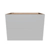 Modernform Cabinet Matte White 33" W X 24" H X 21" D Vanity Floating Drawers Cabinet