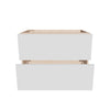 Modernform Cabinet Gloss White 33" W X 24" H X 21" D Vanity Floating Drawers Cabinet