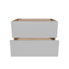 Modernform Cabinet Matte White 33" W X 24" H X 21" D Vanity Floating Drawers Cabinet