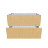 Modernform Cabinet Natural Oak 36" W X 24" H X 21" D Vanity Floating Drawers Cabinet