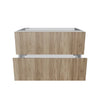 Modernform Cabinet Walnut 36" W X 24" H X 21" D Vanity Floating Drawers Cabinet