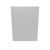 Modernform Cabinet Matte White 3/4" W X 34 1/2" H X  25 5/8" D Island Base Panel