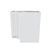 J&K White Shaker S8 Base Corner 90 Lazy Susan - 33" W