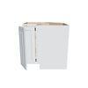 J&K White Shaker S8 Base Corner 90 Lazy Susan - 36" W
