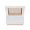 J&K White Shaker S8 Base Microwave Drawer - 30" W