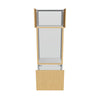 Modernform Cabinet Natural Oak 30" W X 90" H X 24" D Tall Oven/Microwave Cabinet