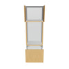 Modernform Cabinet Natural Oak 30" W X 96" H X 24" D Tall Oven/Microwave Cabinet